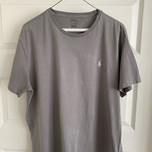 Ralph Lauren Polo Gray Tshirt Short Size Large